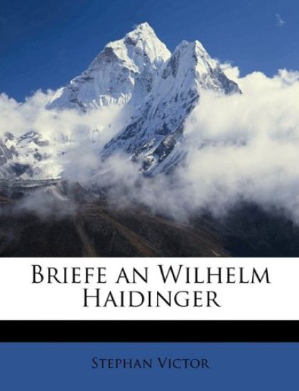 Briefe an Wilhelm Haidinger