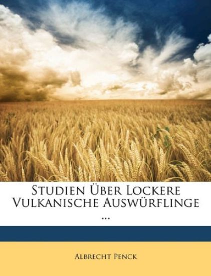 Studien Uber Lockere Vulkanische Auswurflinge ...