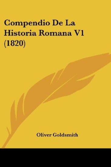 Compendio De La Historia Romana V1 (1820)