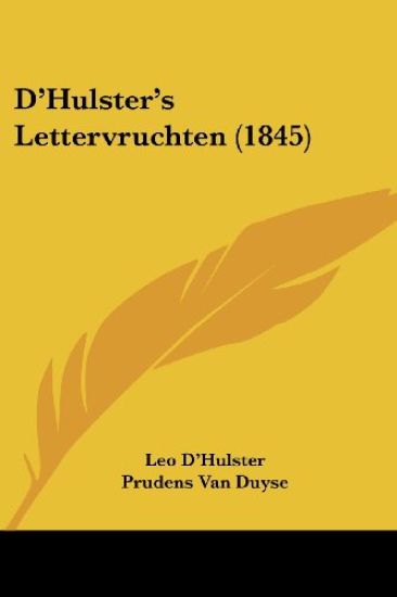 D'Hulster's Lettervruchten (1845)