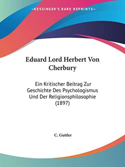 Guttler, C: Eduard Lord Herbert Von Cherbury