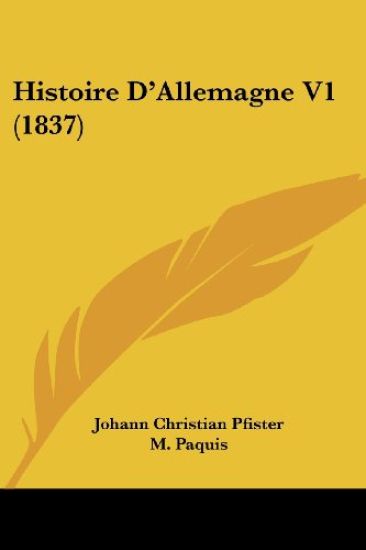 Histoire D'Allemagne V1 (1837)