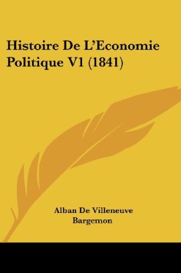 Histoire De L'Economie Politique V1 (1841)