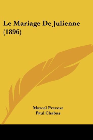 Le Mariage De Julienne (1896)