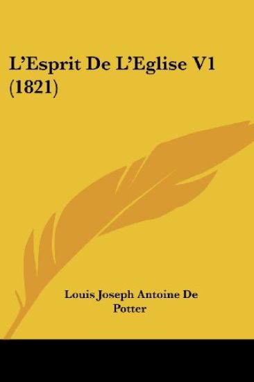 L'Esprit De L'Eglise V1 (1821)