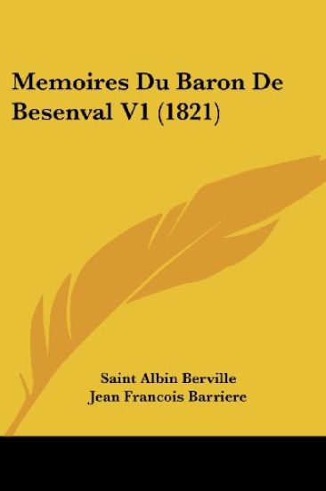 Memoires Du Baron De Besenval V1 (1821)