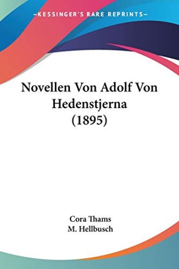 Thams, C: Novellen Von Adolf Von Hedenstjerna (1895)