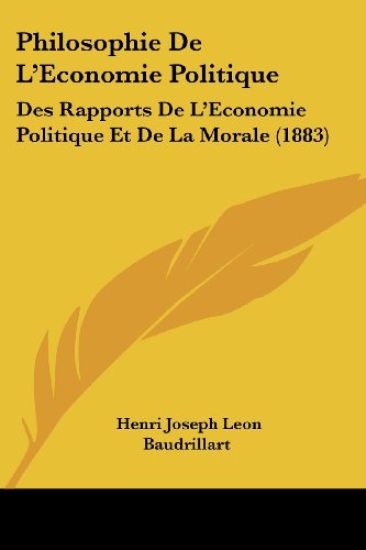 Philosophie De L'Economie Politique