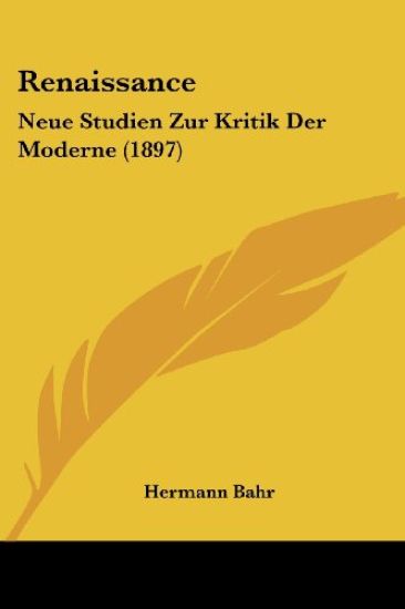 Bahr, H: Renaissance