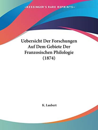 Laubert, K: Uebersicht Der Forschungen Auf Dem Gebiete Der F