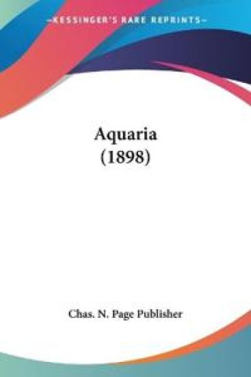 Aquaria (1898)