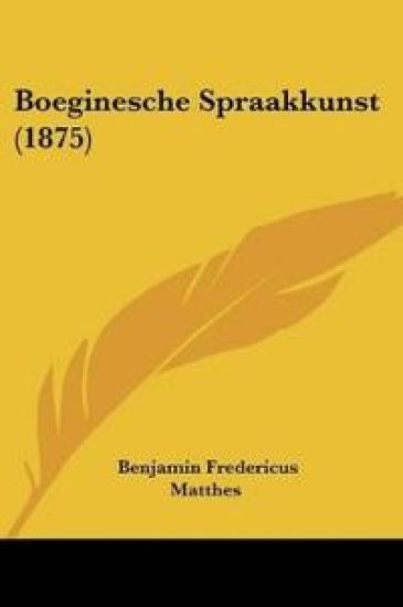 Boeginesche Spraakkunst (1875)