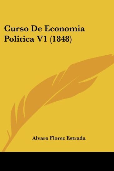 Curso De Economia Politica V1 (1848)