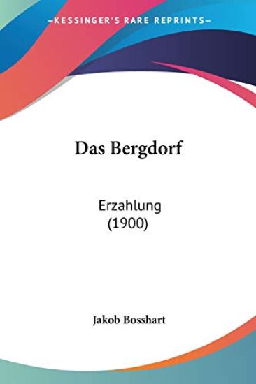 Bosshart, J: Bergdorf