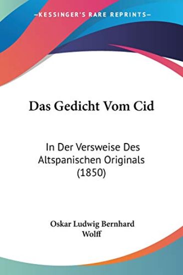 Wolff, O: Gedicht Vom Cid