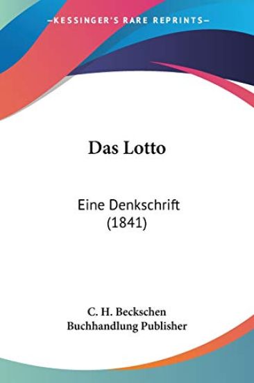 C. H. Beckschen Buchhandlung Publisher: Lotto