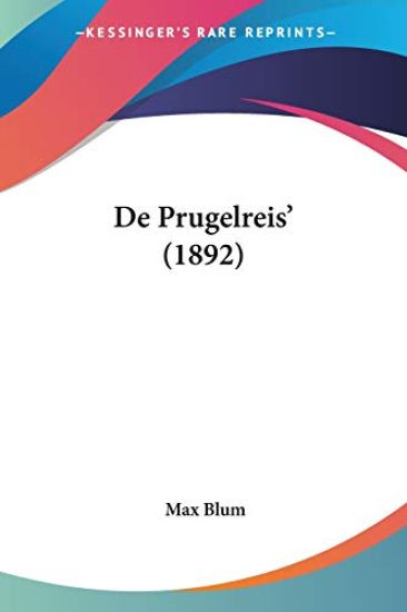 Blum, M: Prugelreis' (1892)