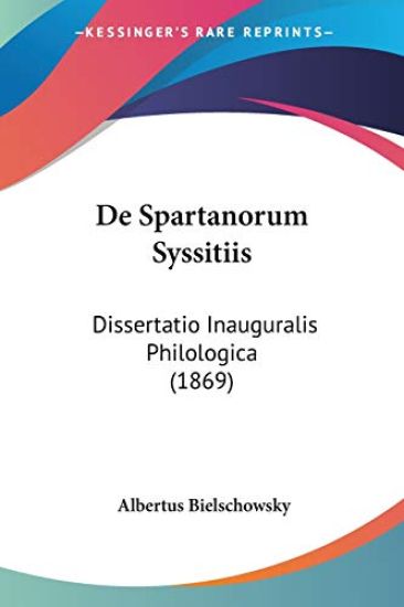 De Spartanorum Syssitiis
