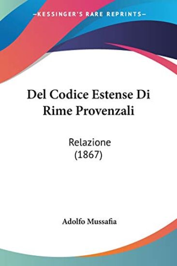 Del Codice Estense Di Rime Provenzali