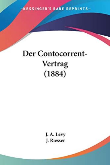 Levy, J: Contocorrent-Vertrag (1884)
