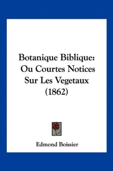 Botanique Biblique