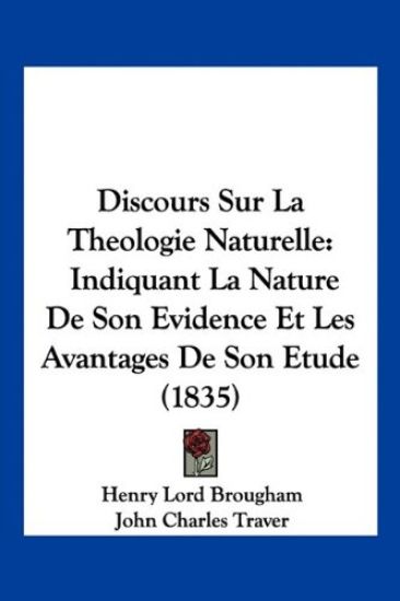 Discours Sur La Theologie Naturelle