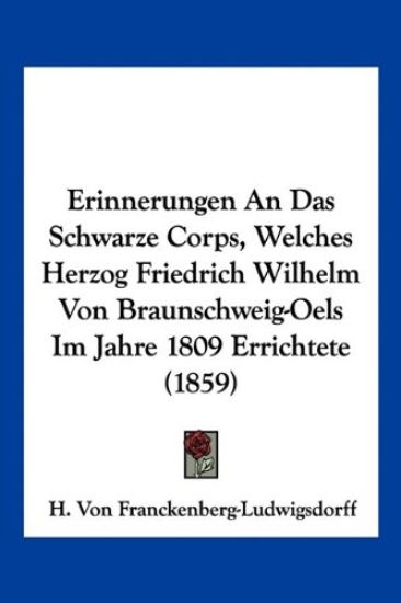 Franckenberg-Ludwigsdorff, H: Erinnerungen An Das Schwarze C