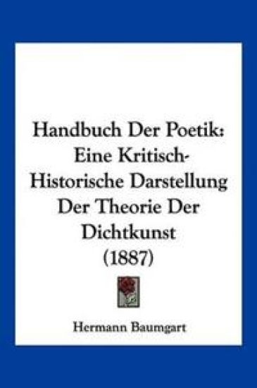 Baumgart, H: Handbuch Der Poetik