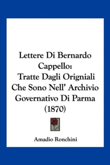Lettere Di Bernardo Cappello