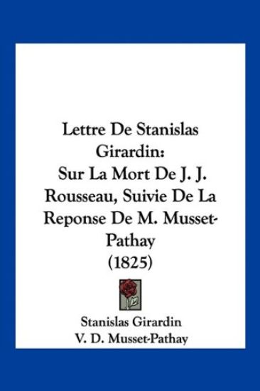 Lettre De Stanislas Girardin
