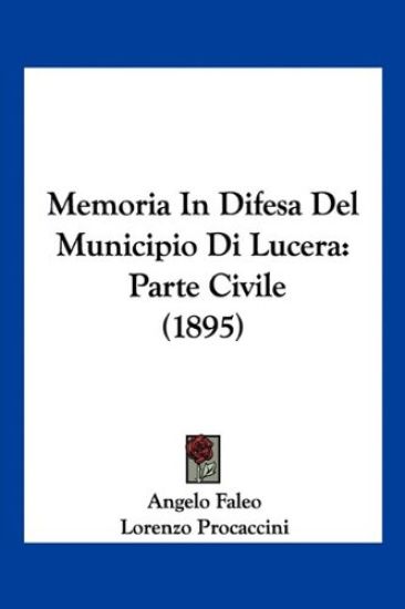 Memoria In Difesa Del Municipio Di Lucera