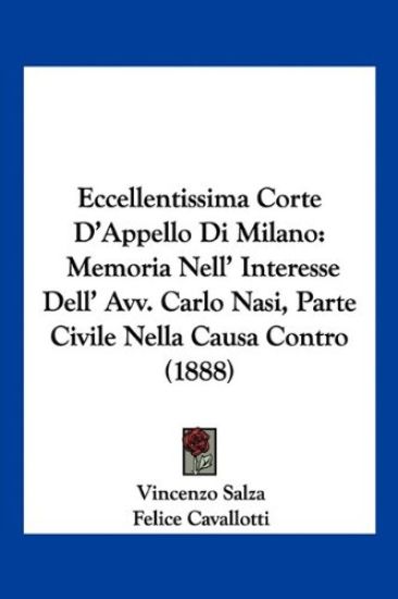 Eccellentissima Corte D'Appello Di Milano