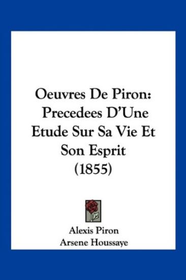 Oeuvres De Piron