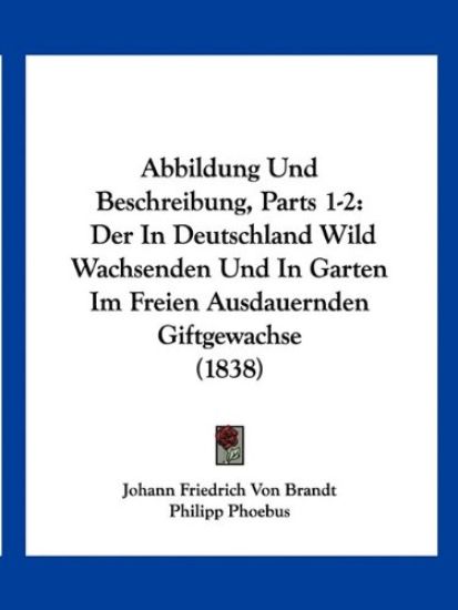 Brandt, J: Abbildung Und Beschreibung, Parts 1-2