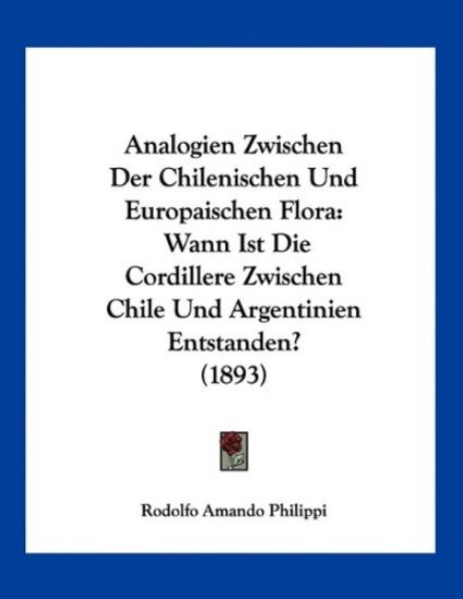 Philippi, R: Analogien Zwischen Der Chilenischen Und Europai