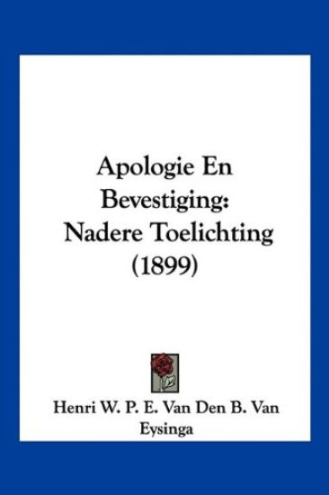 Apologie En Bevestiging