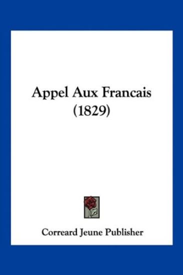 Appel Aux Francais (1829)