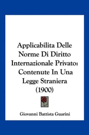 Applicabilita Delle Norme Di Diritto Internazionale Privato