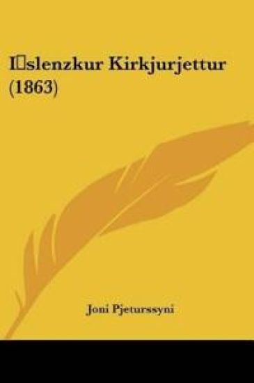 Islenzkur Kirkjurjettur (1863)