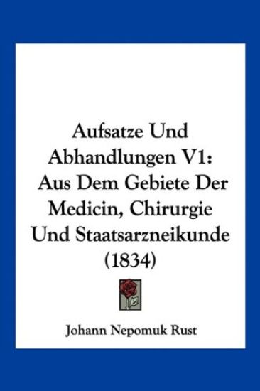 Rust, J: Aufsatze Und Abhandlungen V1