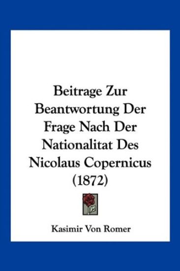 Romer, K: Beitrage Zur Beantwortung Der Frage Nach Der Natio