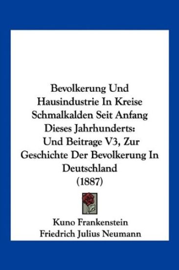 Frankenstein, K: Bevolkerung Und Hausindustrie In Kreise Sch