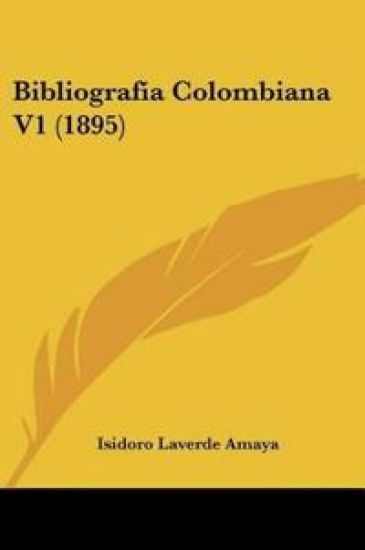 Bibliografía Colombiana V1 (1895)