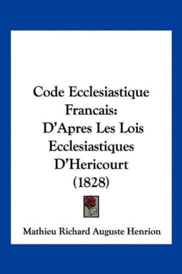 Code Ecclesiastique Francais
