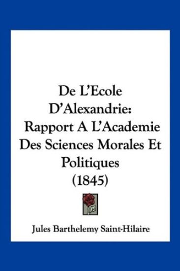 De L'Ecole D'Alexandrie