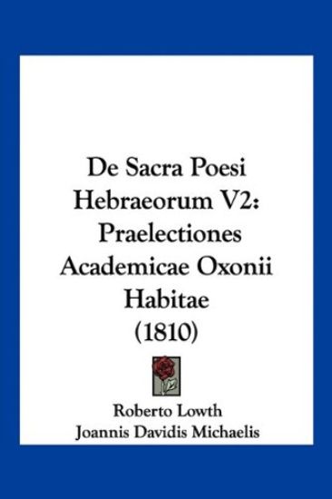 De Sacra Poesi Hebraeorum V2