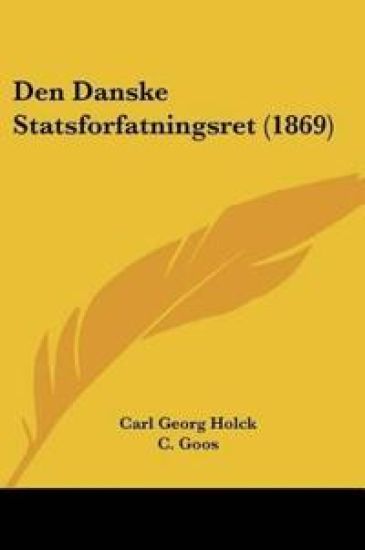 Den Danske Statsforfatningsret (1869)