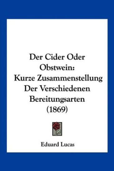 Lucas, E: Cider Oder Obstwein