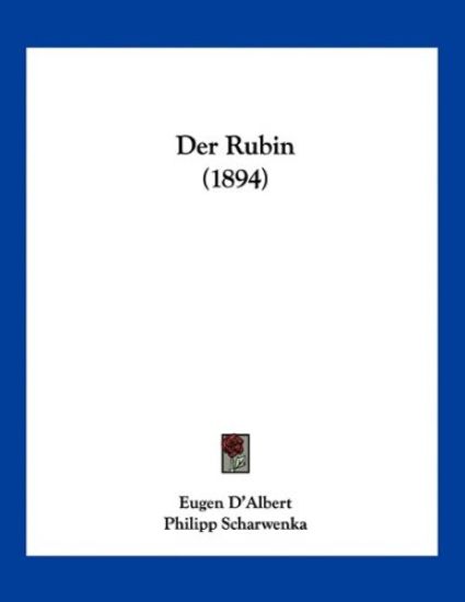 D'Albert, E: Rubin (1894)