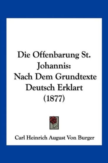 Burger, C: Offenbarung St. Johannis